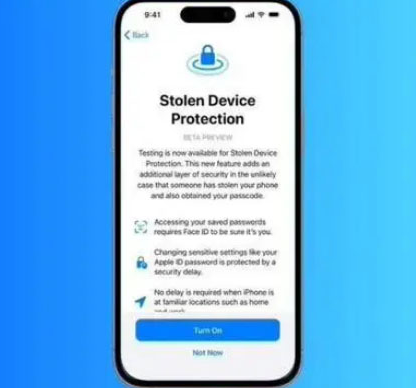 青川苹果授权维修店分享被盗设备保护功能开启方法 